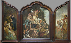 Triptych – Raising of the Cross
